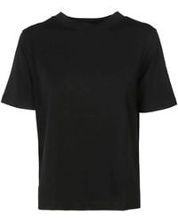 Aragona - Camiseta con cuello redondo de algodón - Lyst