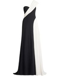 Tadashi Shoji - Belman One-Shoulder Draped Gown Dress - Lyst