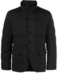 Fay - Gefütterte Jacke Mit Stehkragen - Lyst
