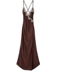 Twinset - Camisole-Top aus Satin mit Spitze - Lyst