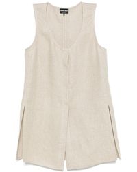 Giorgio Armani - Linen Top - Lyst
