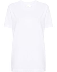 P.A.R.O.S.H. - T-shirt en coton à logo brodé - Lyst
