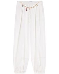 Stella McCartney - Charm-Detail Elasticated-Cuff Trousers - Lyst