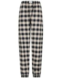 The Attico - Pantalon De Jogging À Carreaux - Lyst