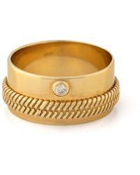 Pascale Monvoisin - 8kt Yellow Gold Jil No3 Diamond Ring - Lyst
