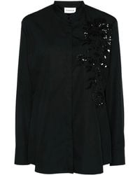 P.A.R.O.S.H. - Camicia Con Ricamo - Lyst