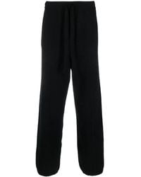 Laneus - Gestrickte Hose Mit Geradem Bein - Lyst