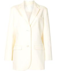 Sir. The Label Marco Buttoned Up Blazer - White