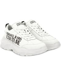 Versace Jeans Couture - Logo-Print Chunky Sneakers - Lyst