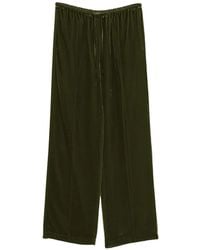 forte_forte - Velvet Drawstring Trousers - Lyst