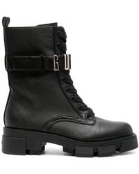Guess USA - Madox Logo-plaque Boots - Lyst