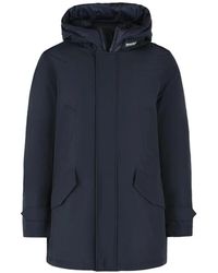 Woolrich - 'Polar High Collar' Cotton Blend Parka - Lyst