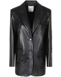 Isabelle Blanche - Bead-Embellished Single-Breasted Blazer - Lyst