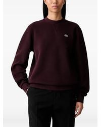 Lacoste - Sweat À Patch Logo - Lyst