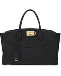 Ferragamo - Handtasche "New Studio Soft (L)" - Lyst