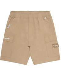 Aape By A Bathing Ape - Logo-Print Cargo Shorts - Lyst