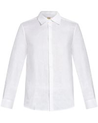 CHE - Linen Button-Up Shirt - Lyst