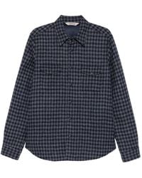 Aspesi - Doppia Check-Pattern Overshirt - Lyst