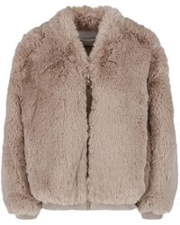 Frankie Shop - Veste Senna En Fourrure Artificielle - Lyst