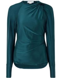 Victoria Beckham - Twist-Detail Blouse - Lyst