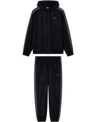 EA7 - Logo-Print Tracksuit - Lyst