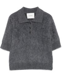 Lisa Yang - Short-Sleeve Polo Top - Lyst