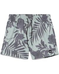 BOSS - Seasonal-Print Swim Shorts - Lyst