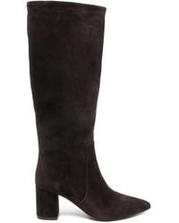 Twinset - Botas de ante por la rodilla con puntera en punta - Lyst