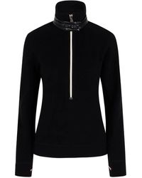 Moncler - Zip-Up High-Neck Sweater - Lyst
