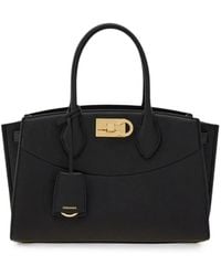 Ferragamo - New Studio Soft Bag (M) - Lyst