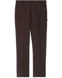 Burberry - Straight Trousers - Lyst