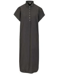 Barena - Serafina Tendon Raglan-Sleeve Midi Dress - Lyst