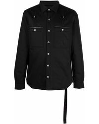 Rick Owens - Cotton shirt jacket - Lyst