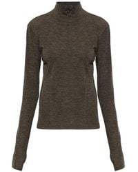 Rethinkit Studios - Half-Zip Turtleneck Top - Lyst