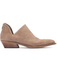Officine Creative - Noelie Pointed-Toe Suede Ankle Boots - Lyst