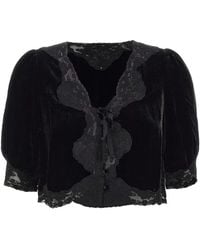 RIXO London - Ursula Lace-Trim Top - Lyst