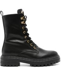 Twinset - Botas Oval T con apliques de strass - Lyst