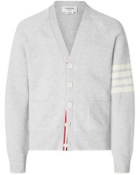 Thom Browne - 4-Bar Relaxed-Fit Cardigan - Lyst