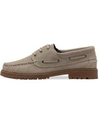 Les Deux - Suede Boat Shoes - Lyst