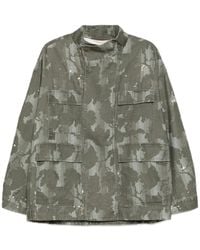 CROQUIS - Printed Cotton Jacket - Lyst
