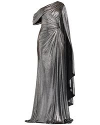 Tadashi Shoji - Zeka One-Shoulder Metallic Maxi Dress - Lyst