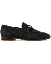 Gucci - Jeans-Loafer Mit Horsebit-Detail - Lyst