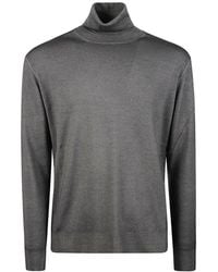 Altea - Roll-Neck Wool Sweater - Lyst