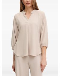Joseph Ribkoff - V-Neck Drawstring Blouse - Lyst
