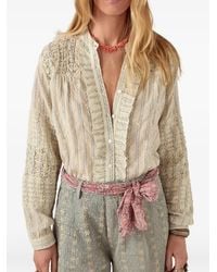 MAISON HOTEL - Blouse Met Ruches - Lyst
