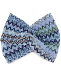 Missoni - Bandeau Torsadé En Maille À Motif Zigzag - Lyst