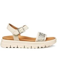 Geox - Xand 2.1S Geometric-Pattern Buckled Sandals - Lyst