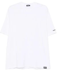 DSquared² - T-Shirt Mit Logo-Patch - Lyst