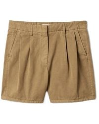 Miu Miu - Old Gabardine Bermudas - Lyst