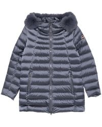 Colmar - Quilted Fur-Trimmed Coat - Lyst